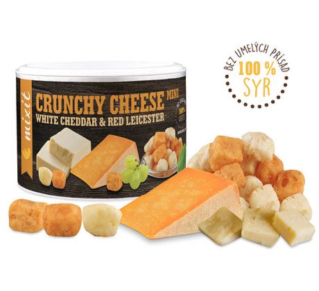 MIXIT Chrumkavý syr - White Cheddar & Red Leicester 70g