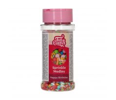 Cukrový posyp FunCakes Sprinkle Medley - Happy Birthday 65g