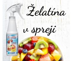 Želatína v spreji FrescaFrutta - 680ml s rozprašovačom