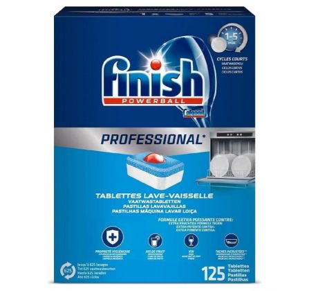 FINISH POWERBALL PROFESSIONAL - tablety do umývačky riadu 125ks